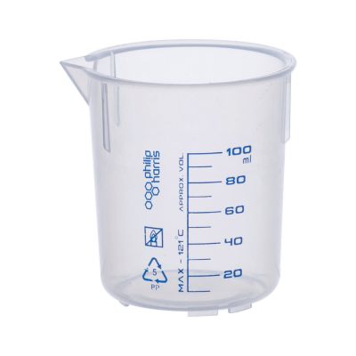 POLYPROPYLENE BEAKER - 100 X 10ML