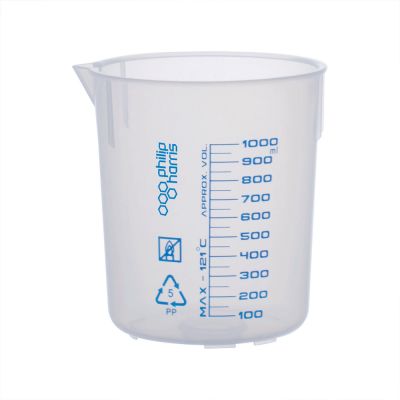 POLYPROPYLENE BEAKER - 1000 X 50ML