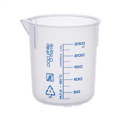 POLYPROPYLENE BEAKER - 250 X 25ML