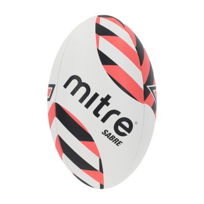 MITRESABRERUGBYBALL-BLK/WYT/ORG - 5