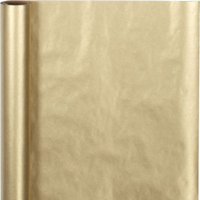 CHRISTMAS WRAPPING PAPER - 5M - GOLD