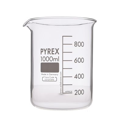 PYREX GLASS BEAKER SQUAT FORM 1000MLP10