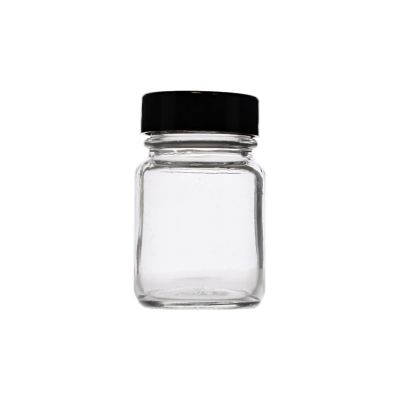 CLEAR GLASS JAR WITH SCREW CAP 120ML P10