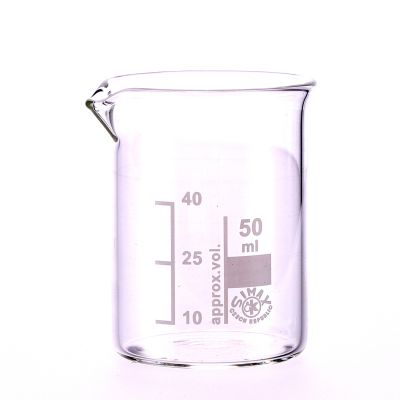 SIMAX GLASS BEAKER SQUAT FORM 50ML P10