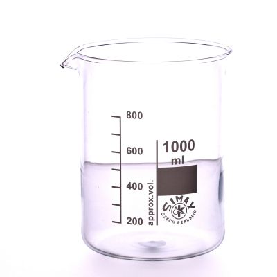 SIMAX GLASS BEAKER SQUAT FORM 1000ML P10