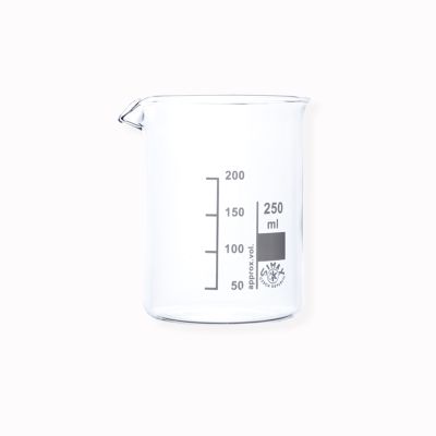 SIMAX GLASS BEAKER SQUAT FORM 250ML P10