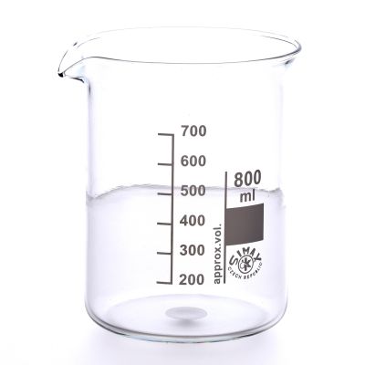 SIMAX GLASS BEAKER SQUAT FORM 800ML P10