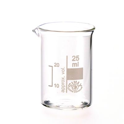 SIMAX GLASS BEAKER SQUAT FORM 25ML P10