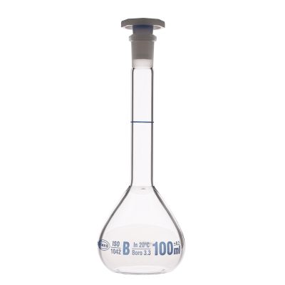 STOPPERED VOLUMETRIC FLASK CLASSB100MLP2