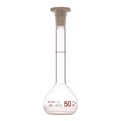 STOPPERED VOLUMETRIC FLASK CLASS B50MLP2