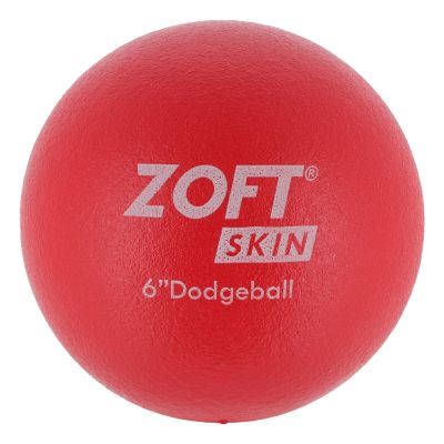 ZOFTSKIN DODGEBALL - 6IN - PACK OF 6 WIT