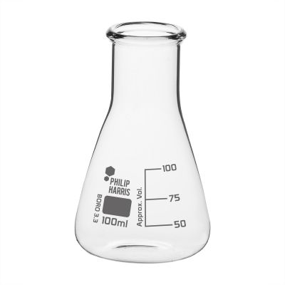 PH WIDE NECK CONICAL FLASK 100ML P12