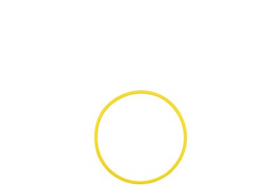 HULA HOOP - 460MM  - YELLOW