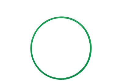 HULA HOOP - 760MM - GREEN