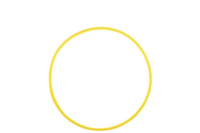 HULA HOOP - 760MM - YELLOW