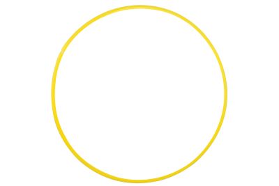 HULA HOOP - 910MM - YELLOW