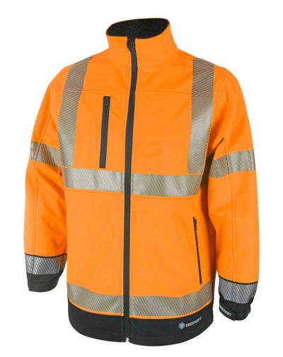 HIVIS TWO TONE SOFTSHELL OR/BLK 3XL SSTT