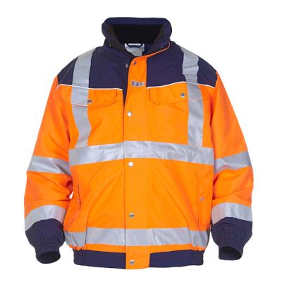 FURTH HIVIS SNS PILOT JACKET TWO TONE ORANGE/NAVY SMALL