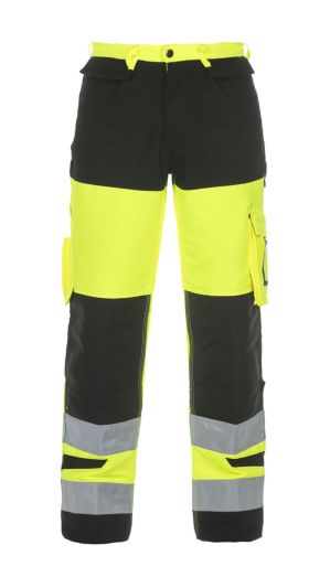 HERTFORD HI VIS TROUSER TWO TONE YELLOW/BLACK 42