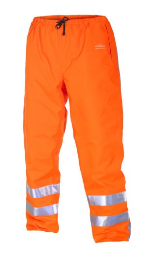 URBACH SNS HI VIS WATERPROOF QUILTED TROUSER ORANGE XXL