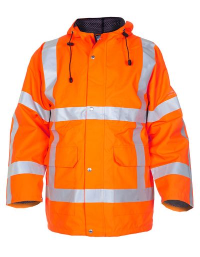 UITHOORN SNS HI VIS WATERPROOF PARKA ORANGE 3XL