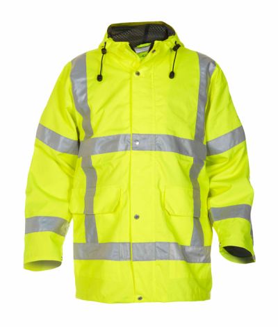 UITHOORN SNS HI VIS WATERPROOF PARKA YELLOW 3XL