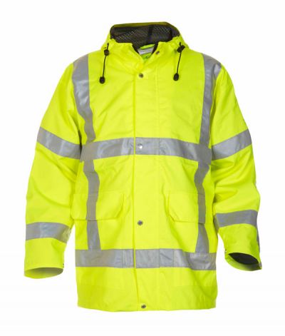 UITHOORN SNS HI VIS WATERPROOF PARKA YELLOW LGE