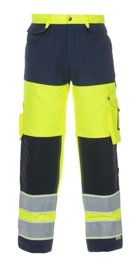 IDSTEIN HI VIS GID TWO TONE TROUSER YELLOW/NAVY 42