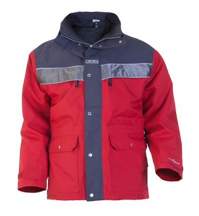 KIEL SNS WATERPROOF PARKA RED/GREY LGE