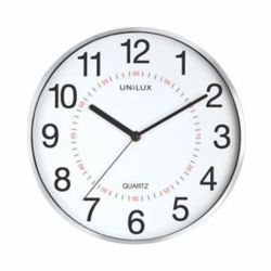 UNILUX ARIA CLOCK METAL GREY