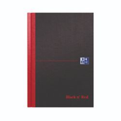 BLACK N RED A5 SINGLE CASH BOOK PK5