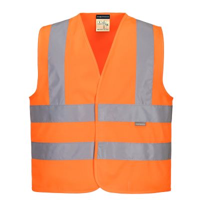 JN14 Hi-Vis Junior Band and Brace Vest  Orange L Regular