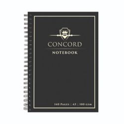 CONCORD A5 JOTTA NOTEBOOK 140PG BLK