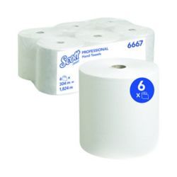 SCOTT H/ TOWEL ROLL 1PLY AIRFLEX