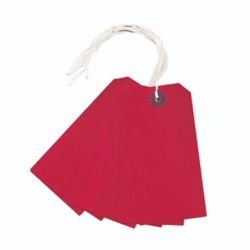 STRUNG TAG 120X60 RED PK1000