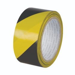 Q CONN HAZARD TAPE 48MMX20M YLW BLK