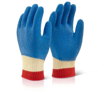 REINFORCED LATEX GLOVES F/C MEDIUM