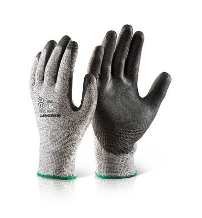 PU COATED CUT RESISTANT GLOVE MEDIUM 8