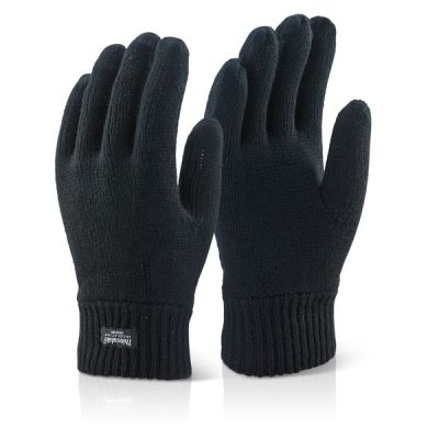 LADIES THINSULATE GLOVE BLACK 5563