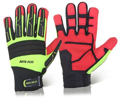 AUTO PLUS MECHANICS GLOVE MED