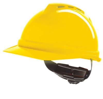 V-GARD 500 VENTED SAFETY HELMET YELLOW