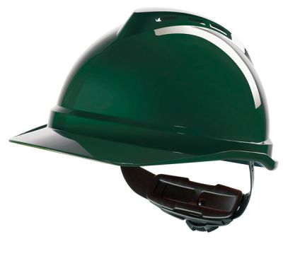 V-GARD 500 VENTED SAFETY HELMET GREEN