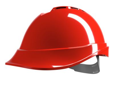 V-GARD 200 VENTED SAFETY HELMET RED