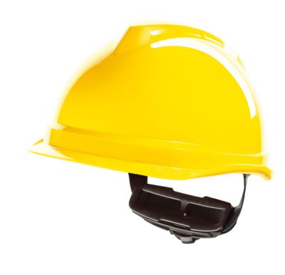 V-GARD 520 PEAKLESS SAFETY HELMET YELLOW