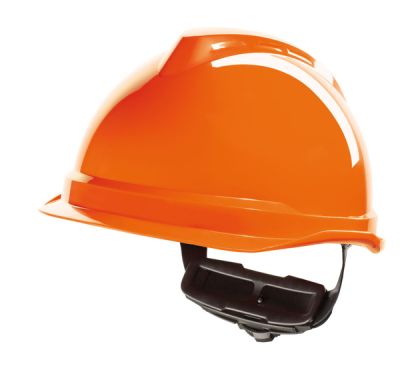 V-GARD 520 PEAKLESS SAFETY HELMET ORANGE