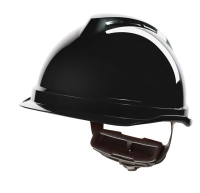 V-GARD 520 PEAKLESS SAFETY HELMET BLACK GV982-00L0000-000