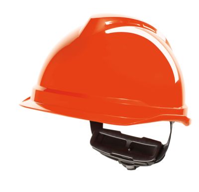 V-GARD 520 PEAKLESS SAFETY HELMET HI VIS ORANGE