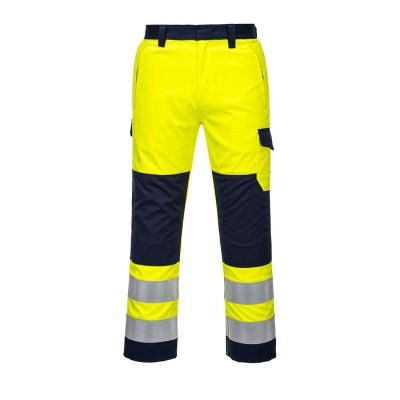 MV46 Hi-Vis Modaflame Trousers Yellow/Navy S Regular