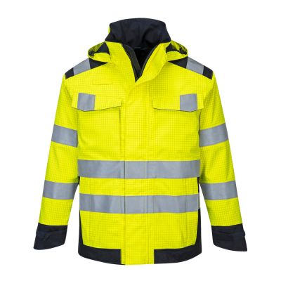 MV70 Modaflame Rain Multi Norm Arc Jacket Yellow/Navy L Regular