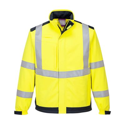 MV72 Modaflame Multi Norm Arc Softshell Jacket Yellow/Navy 4XL Regular